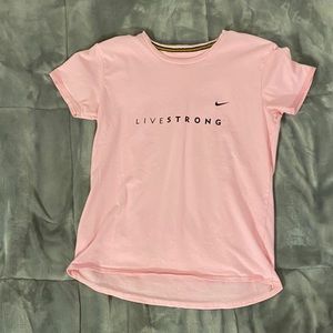 Nike Livestrong pink shirt